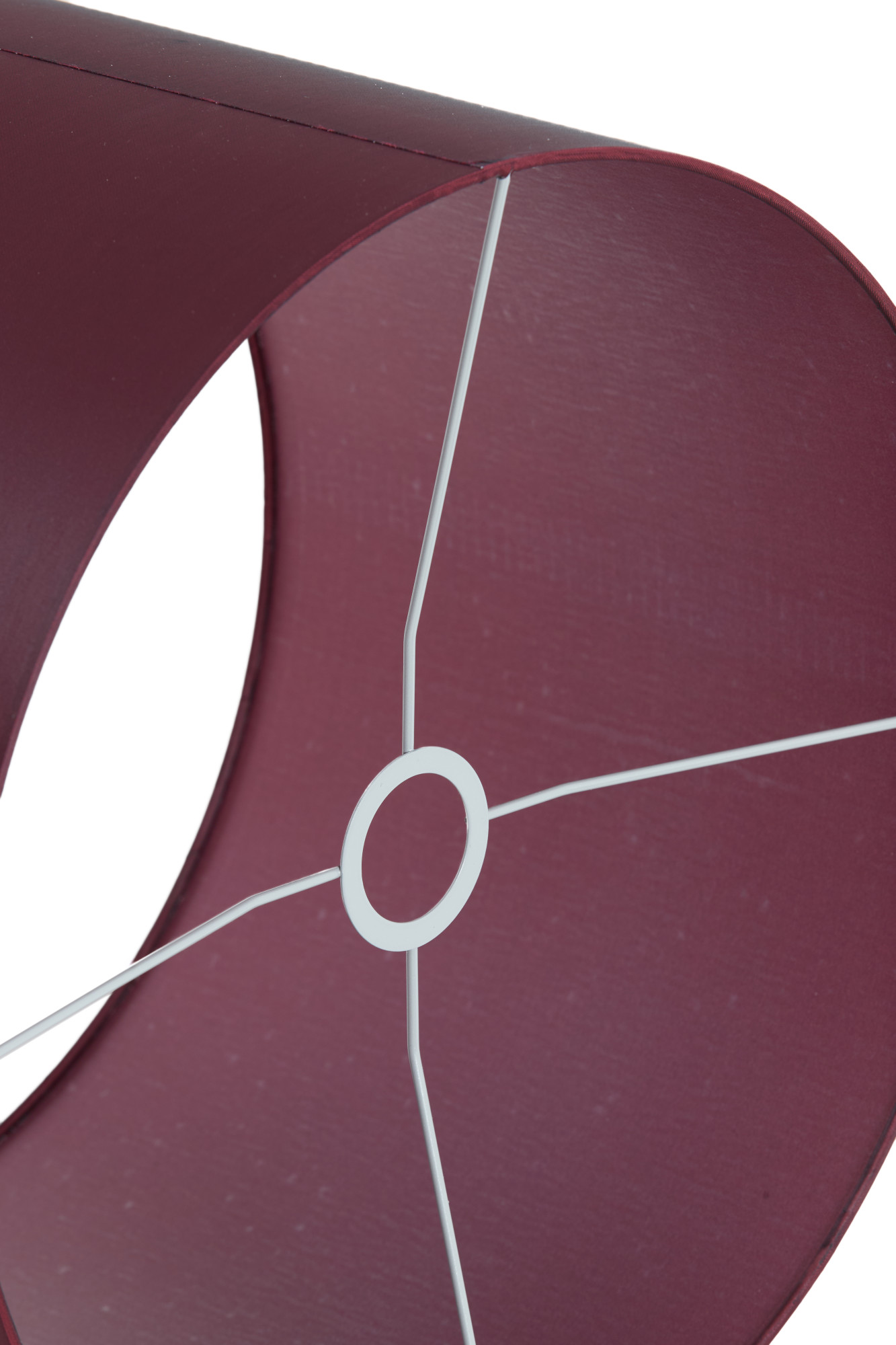 Abat-jour bordeaux en forme cylindrique Light & Living Imani – Image 5