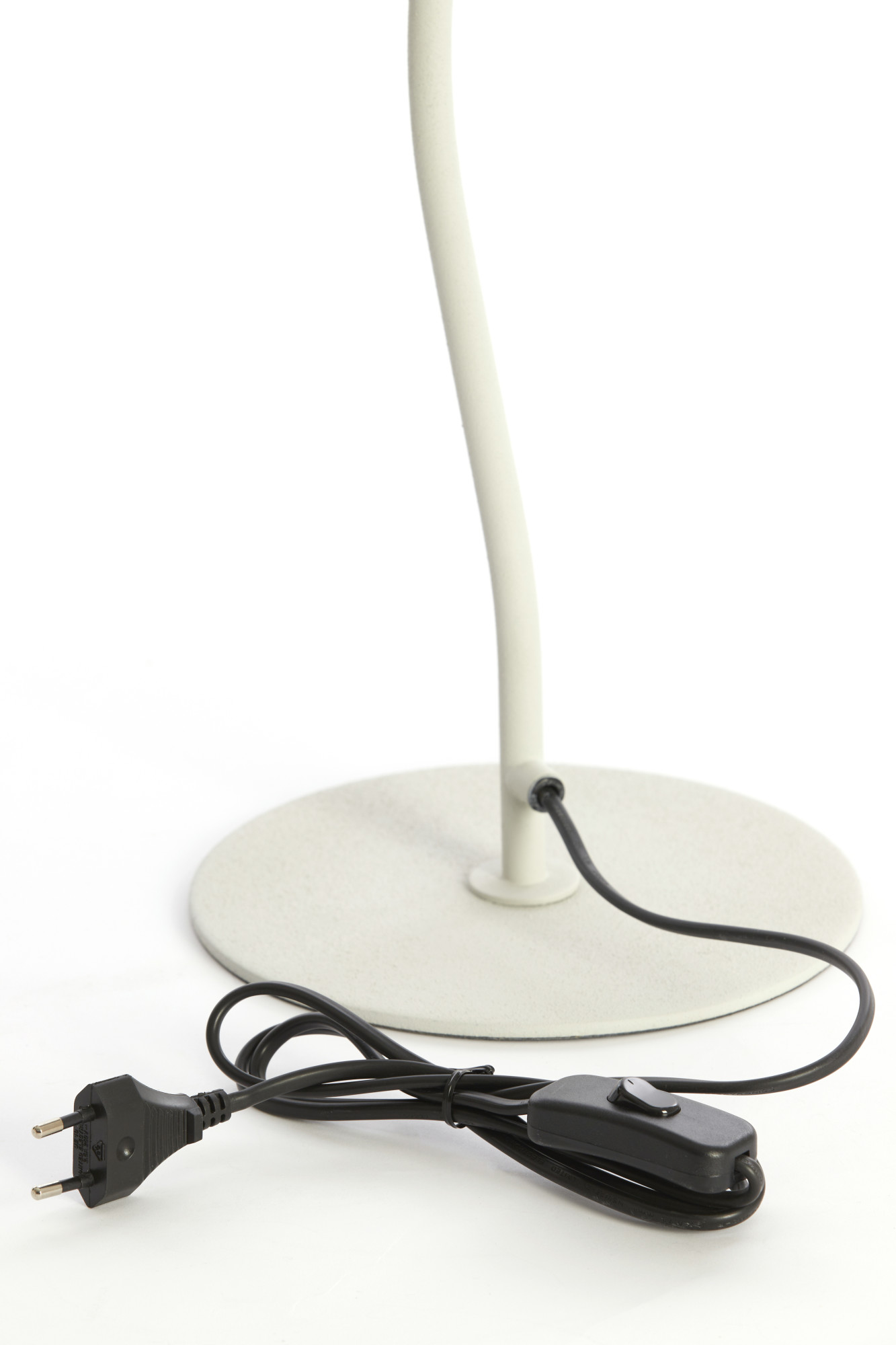 Lampe de table blanche élégante en forme de voûte Light & Living Elimo – Image 7