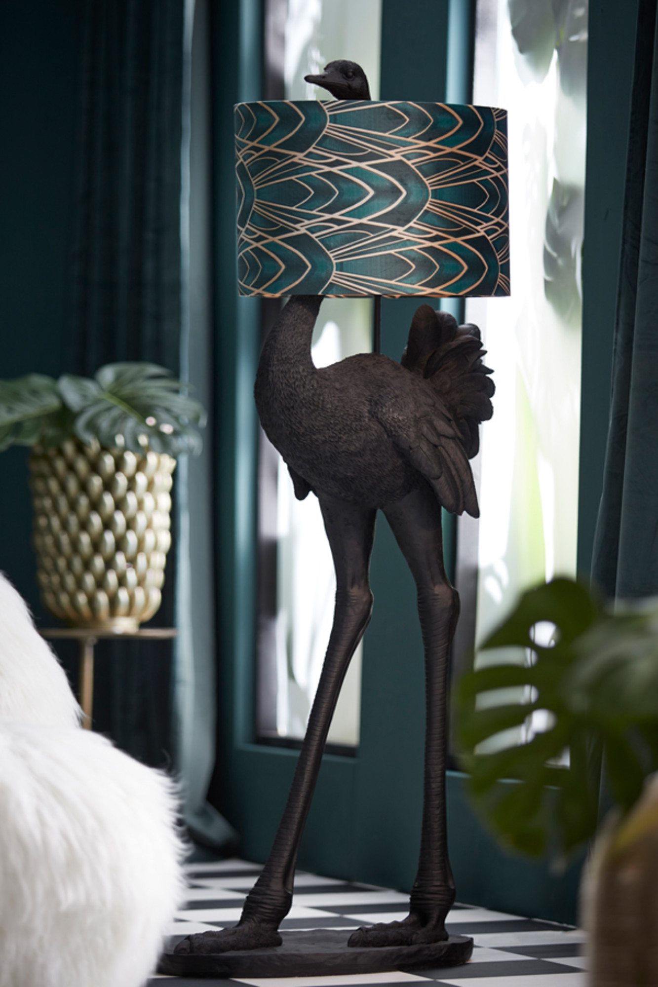 Abat-jour motif géométrique Light & Living Tiara – Image 4