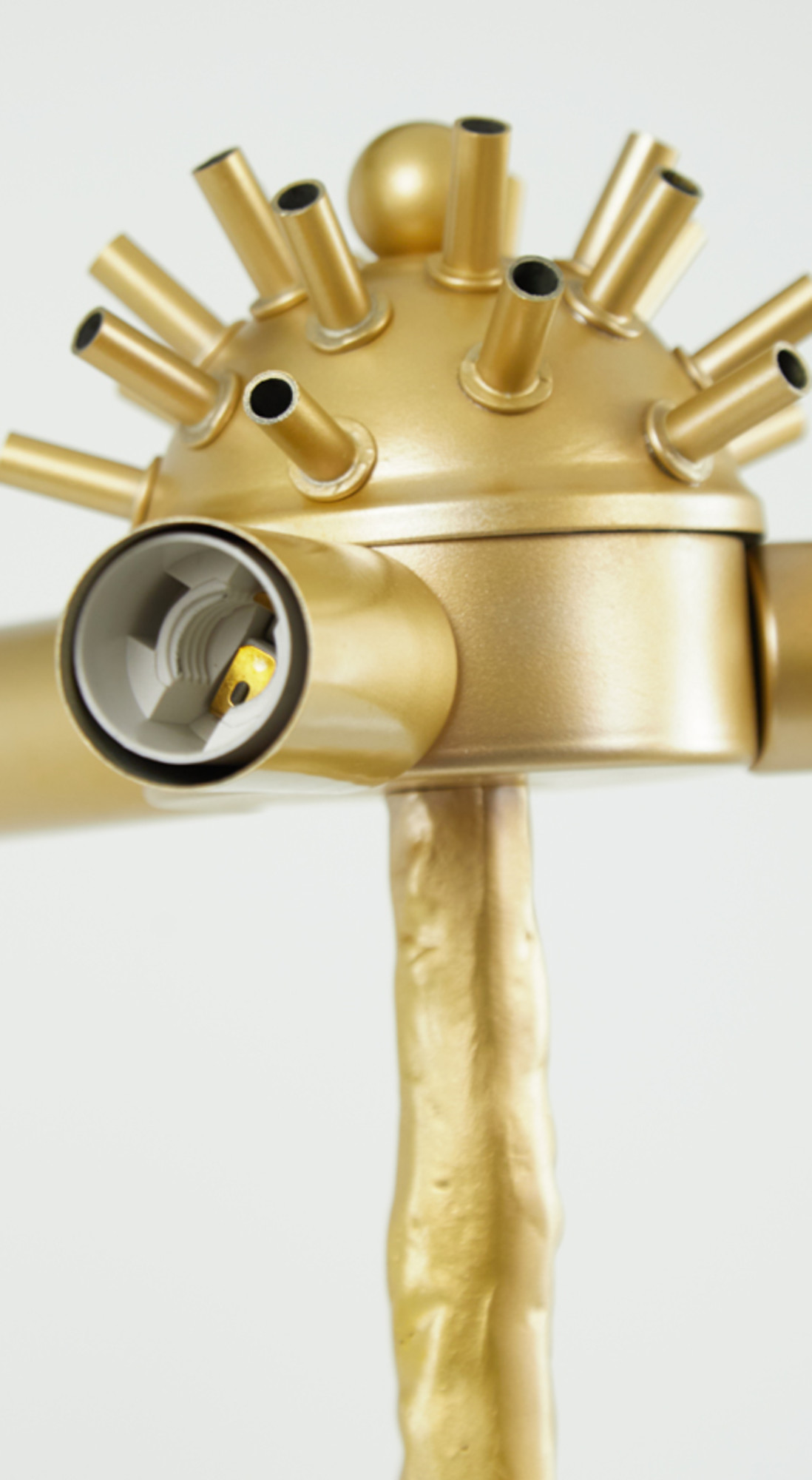 Lampadaire rose design à plumes Light & Living Feather – Image 4