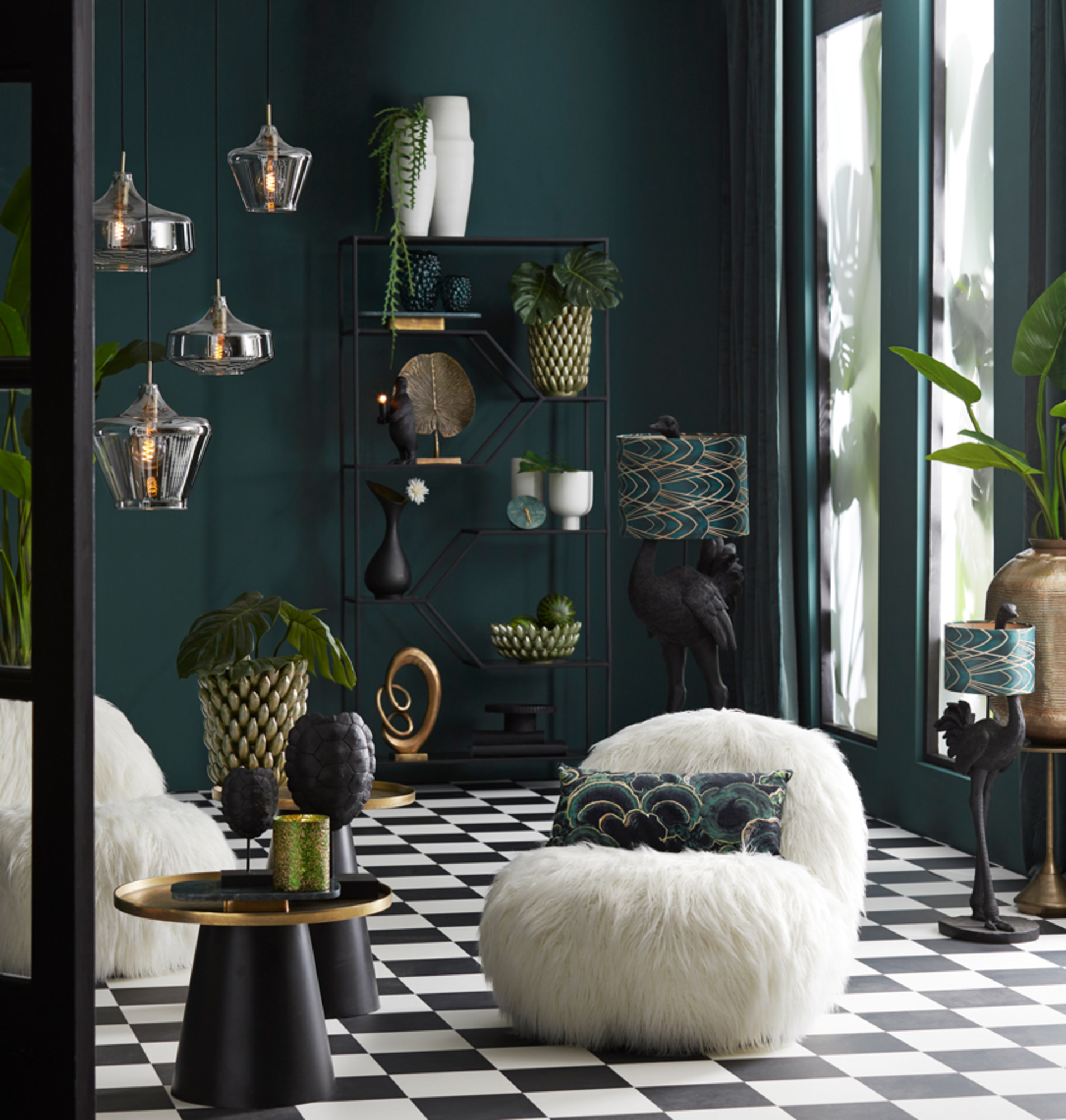 Abat-jour motif géométrique Light & Living Tiara – Image 5