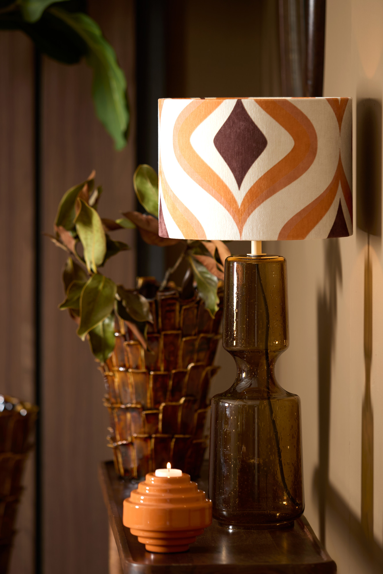 Patron d'abat-jour en tissu rétro Light & Living Cookie – Image 4