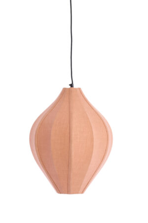 Alternative view of Suspension en lin en forme de goutte Light & Living Pasto