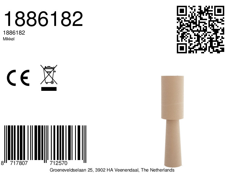 Lampadaire trapèze moderne Light & Living Mikkel – Image 7