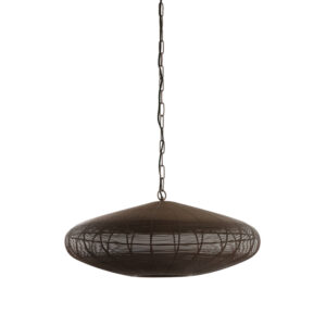 Suspension en bois tressé naturelle Light & Living Bahoto