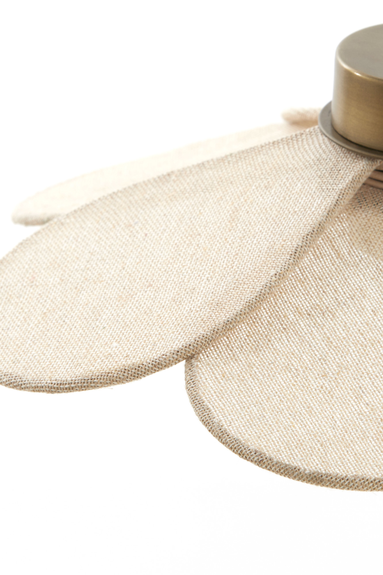 Suspension en forme de fleur en teinte naturelle Light & Living Fyano – Image 7