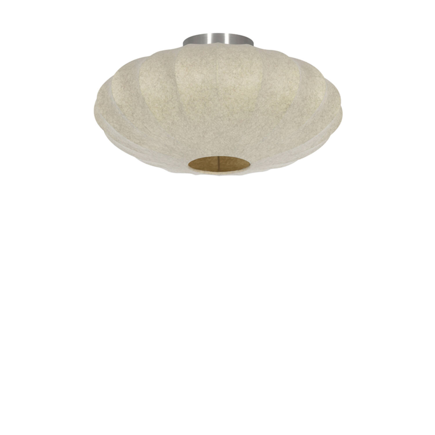 Plafonnier rond beige avec abat-jour en tissu Light & Living Fay