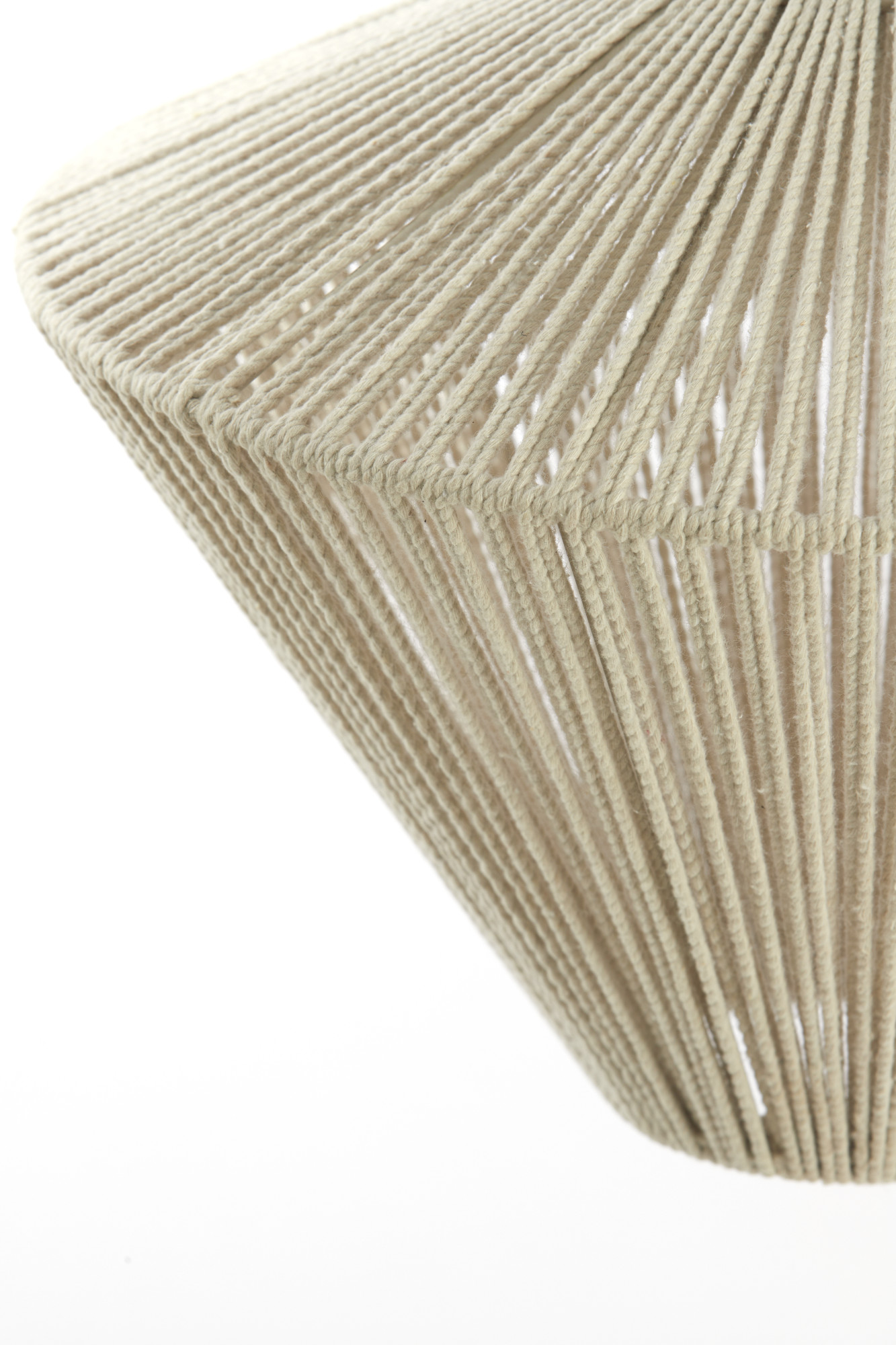 Suspension triple avec abat-jours en fil beige Light & Living Felida – Image 6