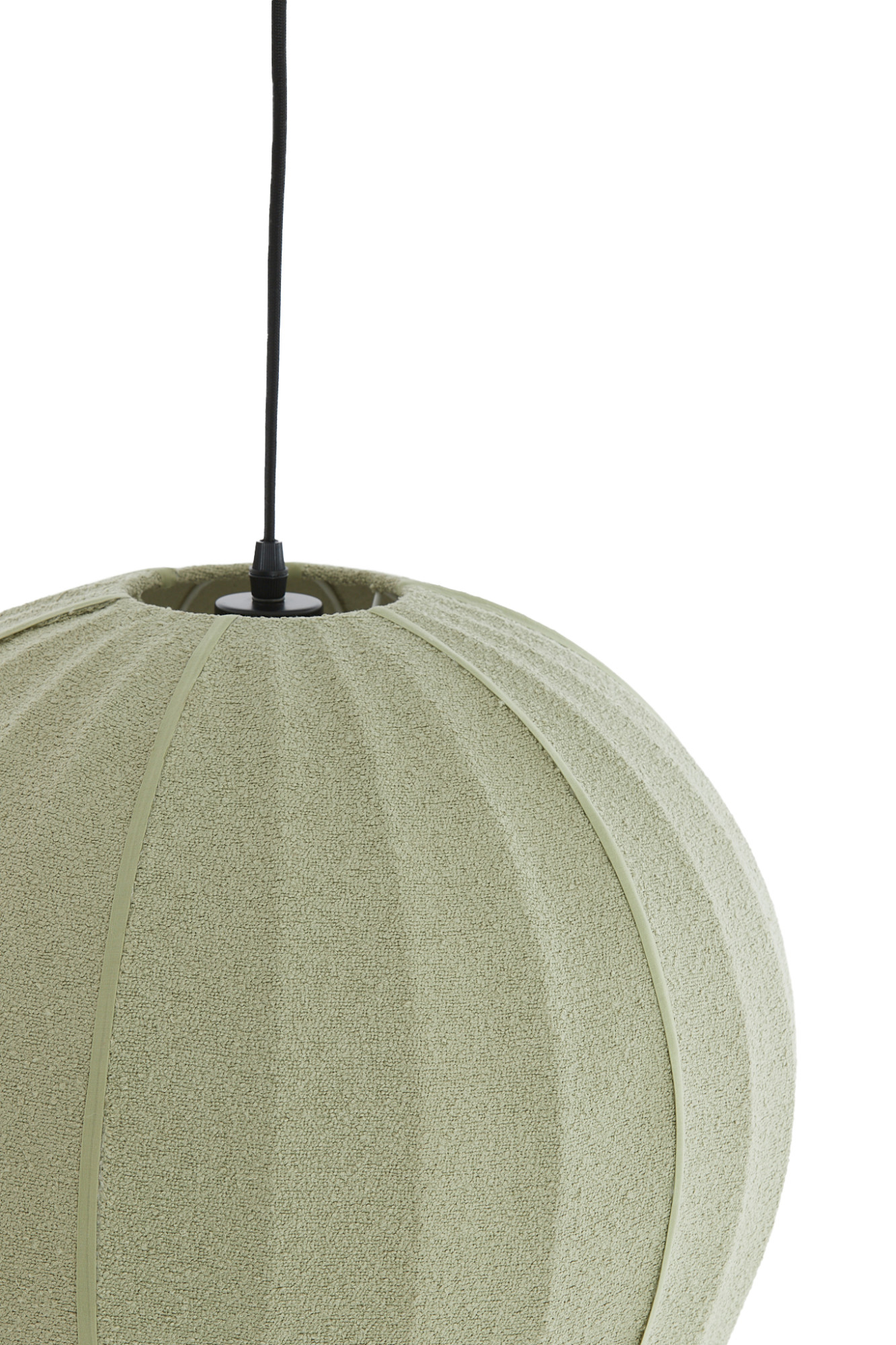 Suspension en tissu vert à style apaisant Light & Living Zagori – Image 4