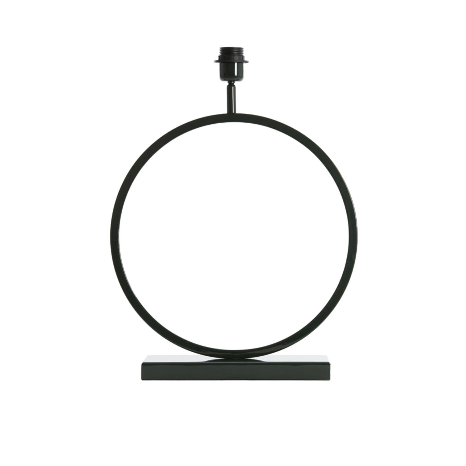 Piedestal de lampe en cadre rond vert Light & Living Liva