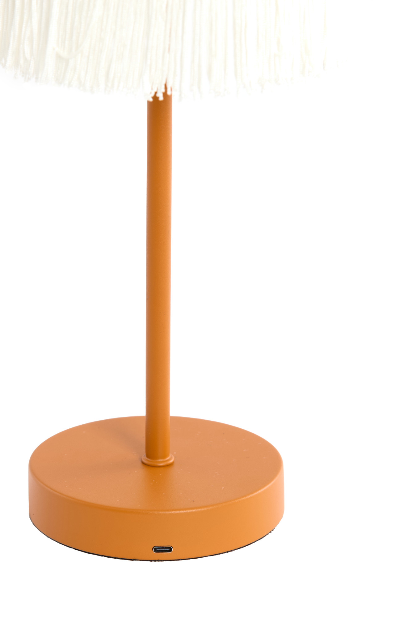 Lampe de table vintage orange à franges Light & Living Diny – Image 4