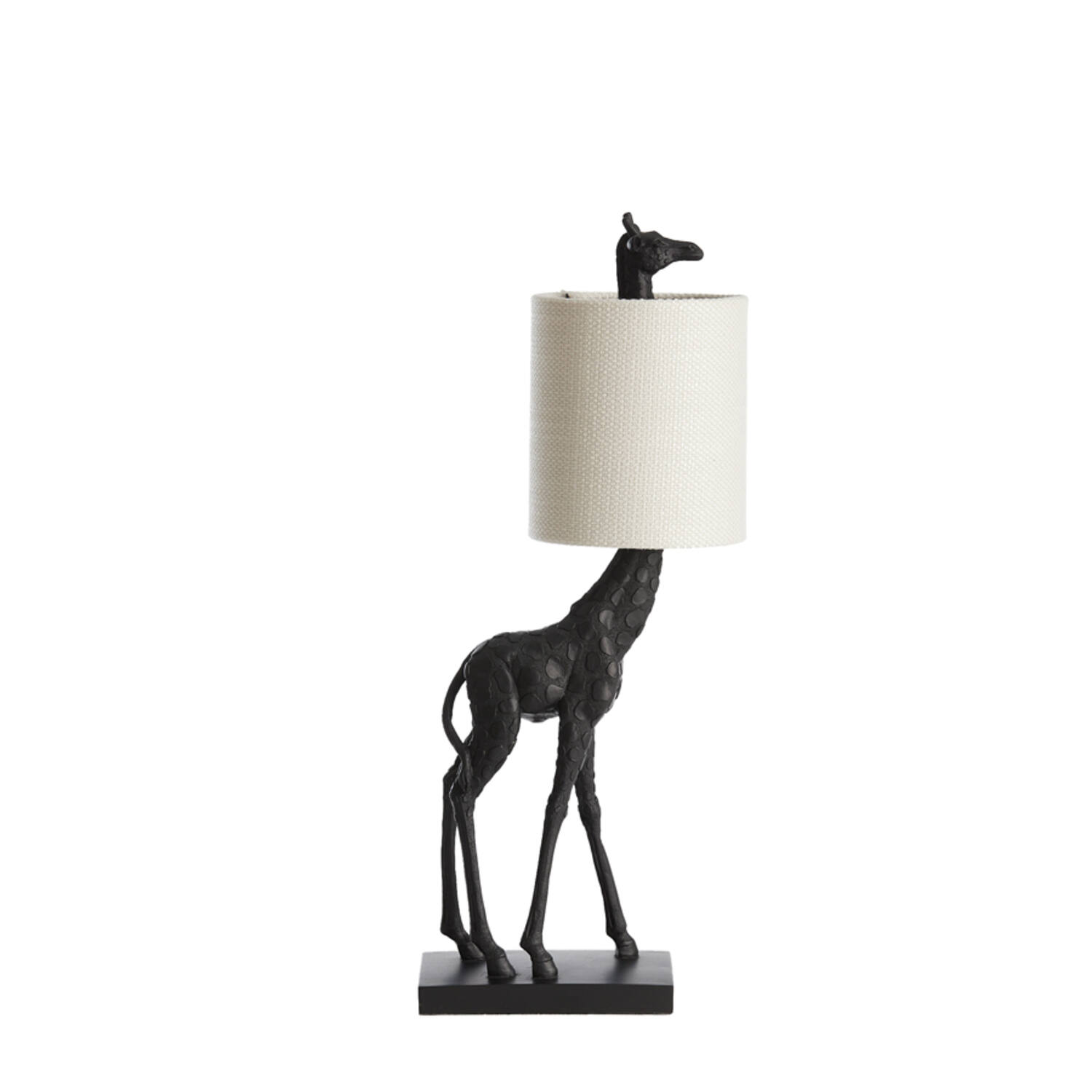 Lampe de table girafe noire design Light & Living Giraffe