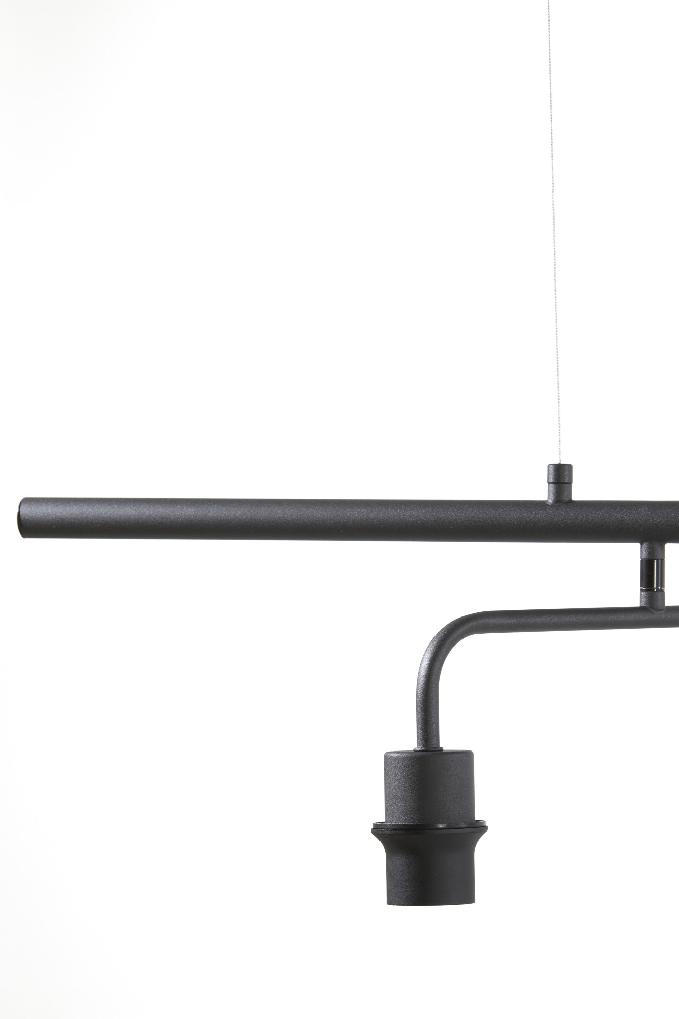 Suspension noire moderne avec rail Light & Living Edisa – Image 5