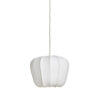 Suspension blanche en tissu à aspect doux Light & Living Zubedo