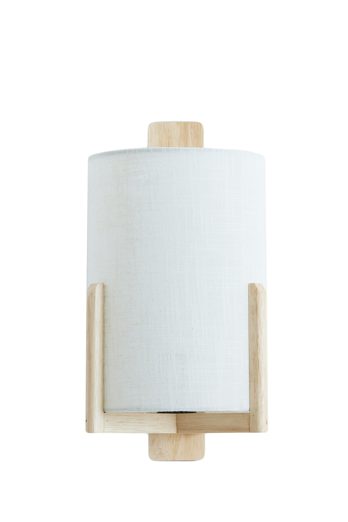 Abat-jour blanc au design cylindrique Light & Living Litto – Image 2