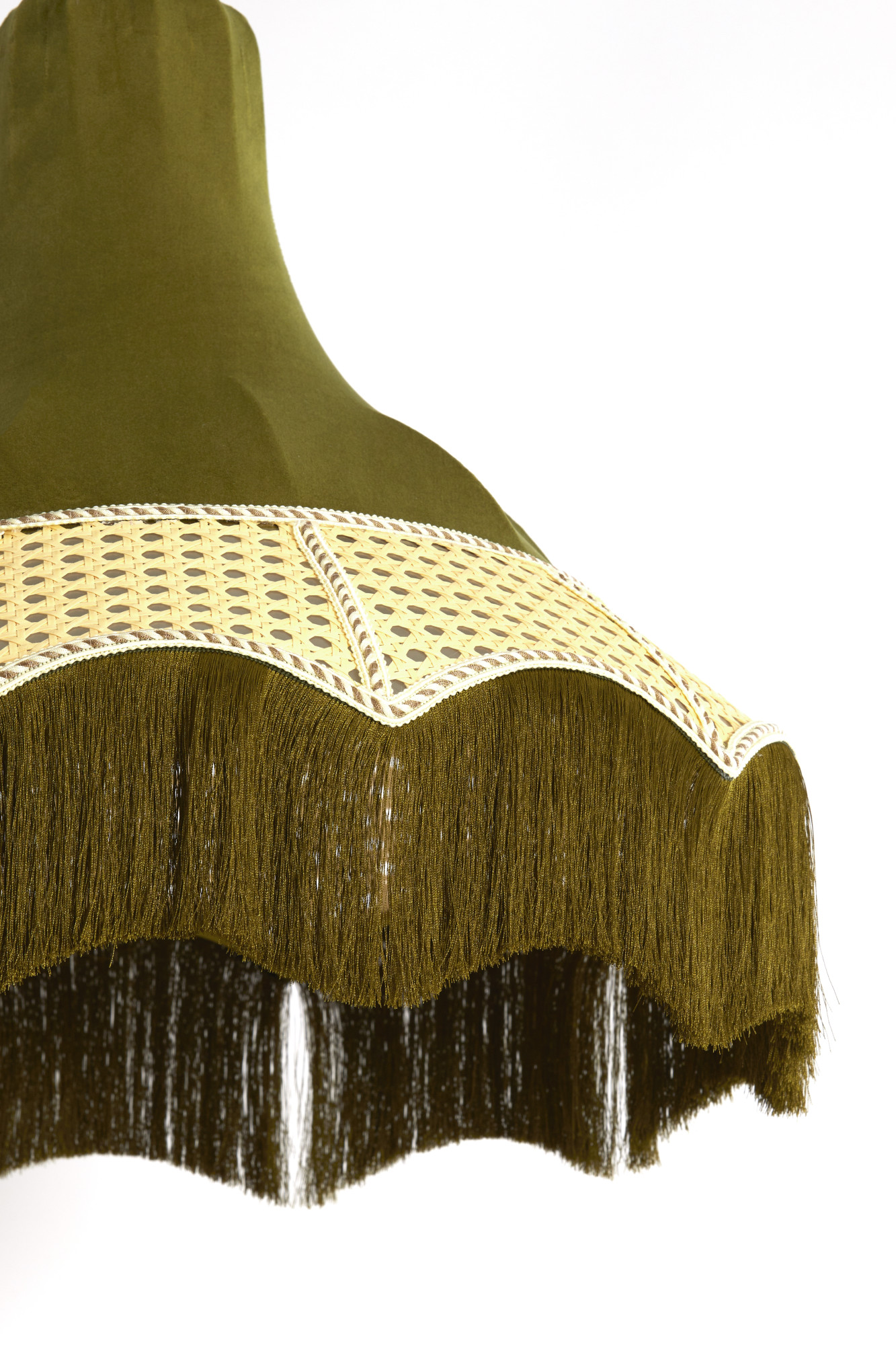 Suspension verte avec franges Light & Living Mizia – Image 3