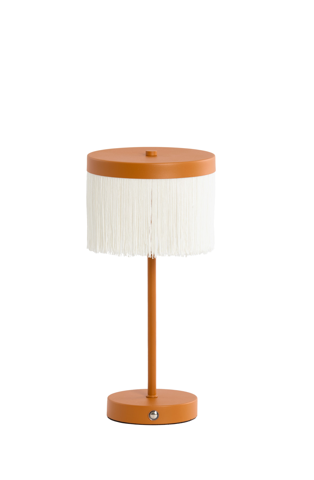 Lampe de table vintage orange à franges Light & Living Diny – Image 2