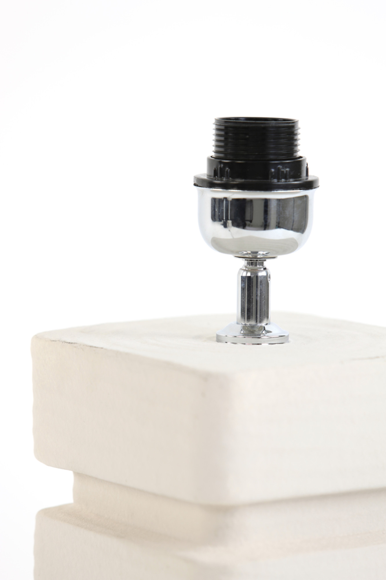 Base de lampe carrée blanche Light & Living Amta – Image 5