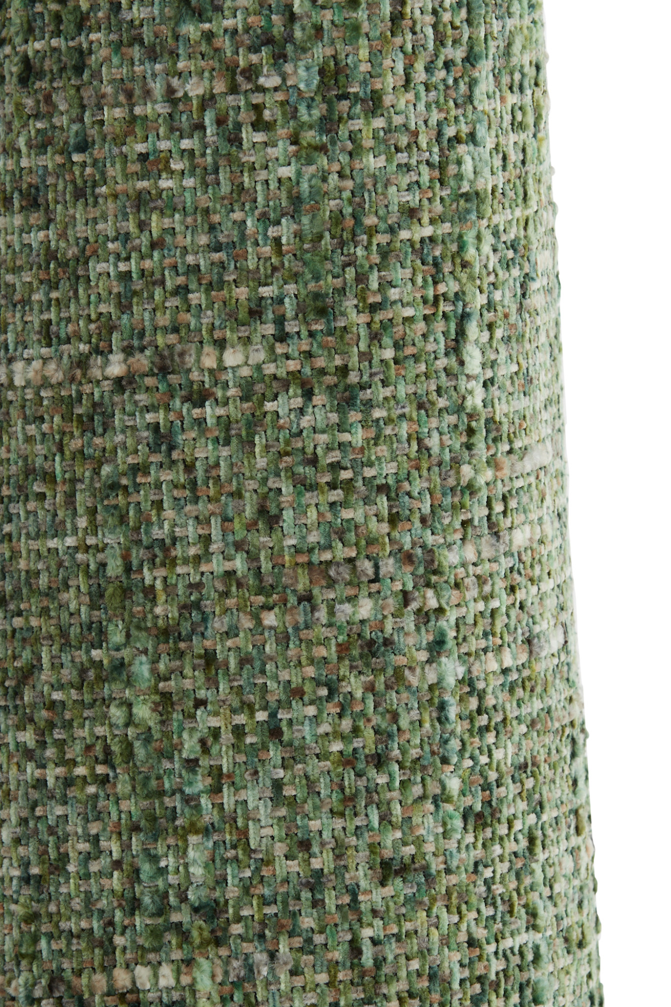 Abat-jour cylindrique en tissu vert Light & Living Osire – Image 4