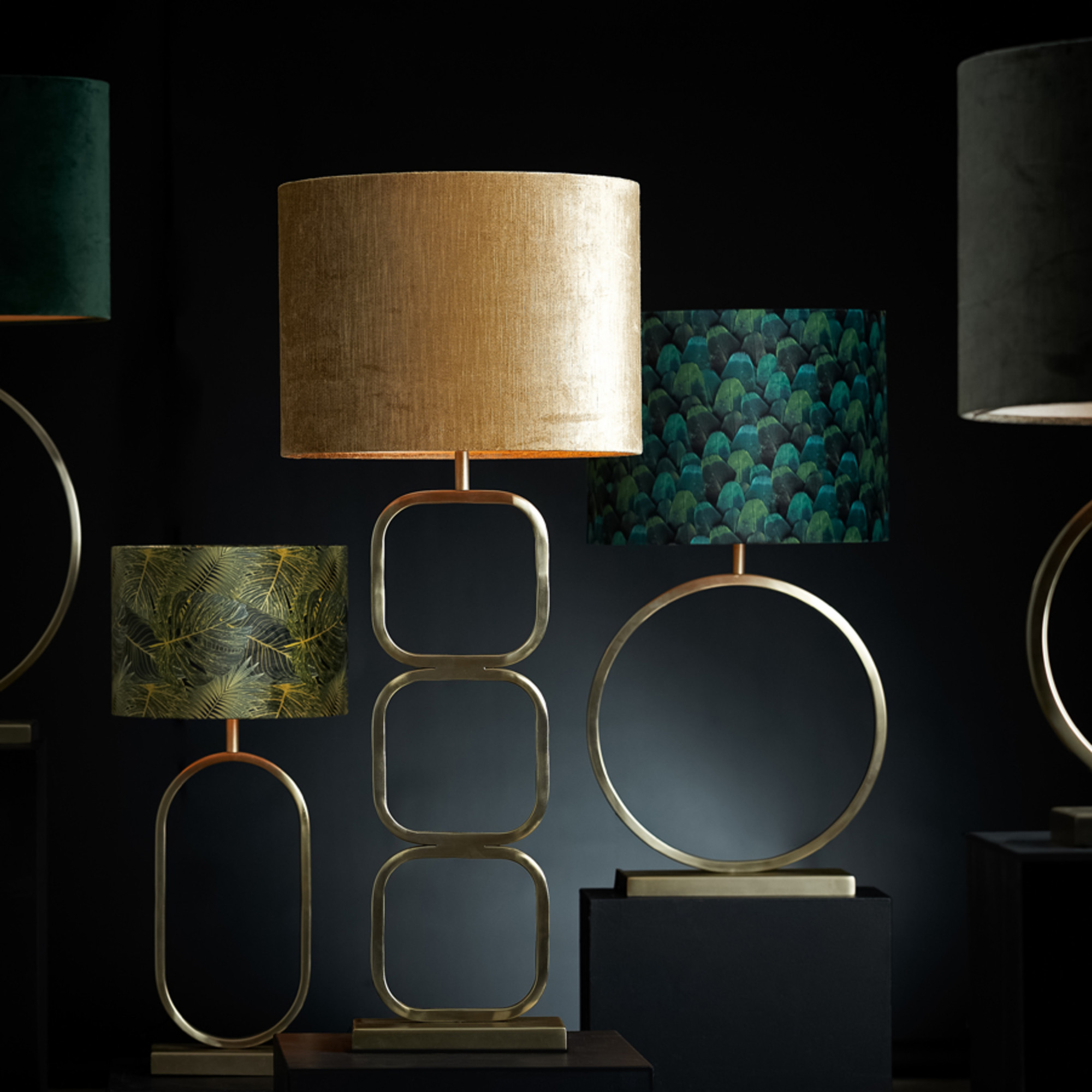 Piedestal de lampe métal design moderne Light & Living Lutika – Image 4