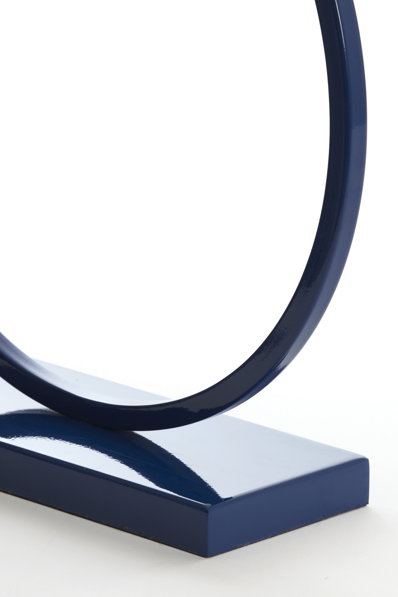 Socle de lampe ronde bleue Light & Living Liva – Image 6