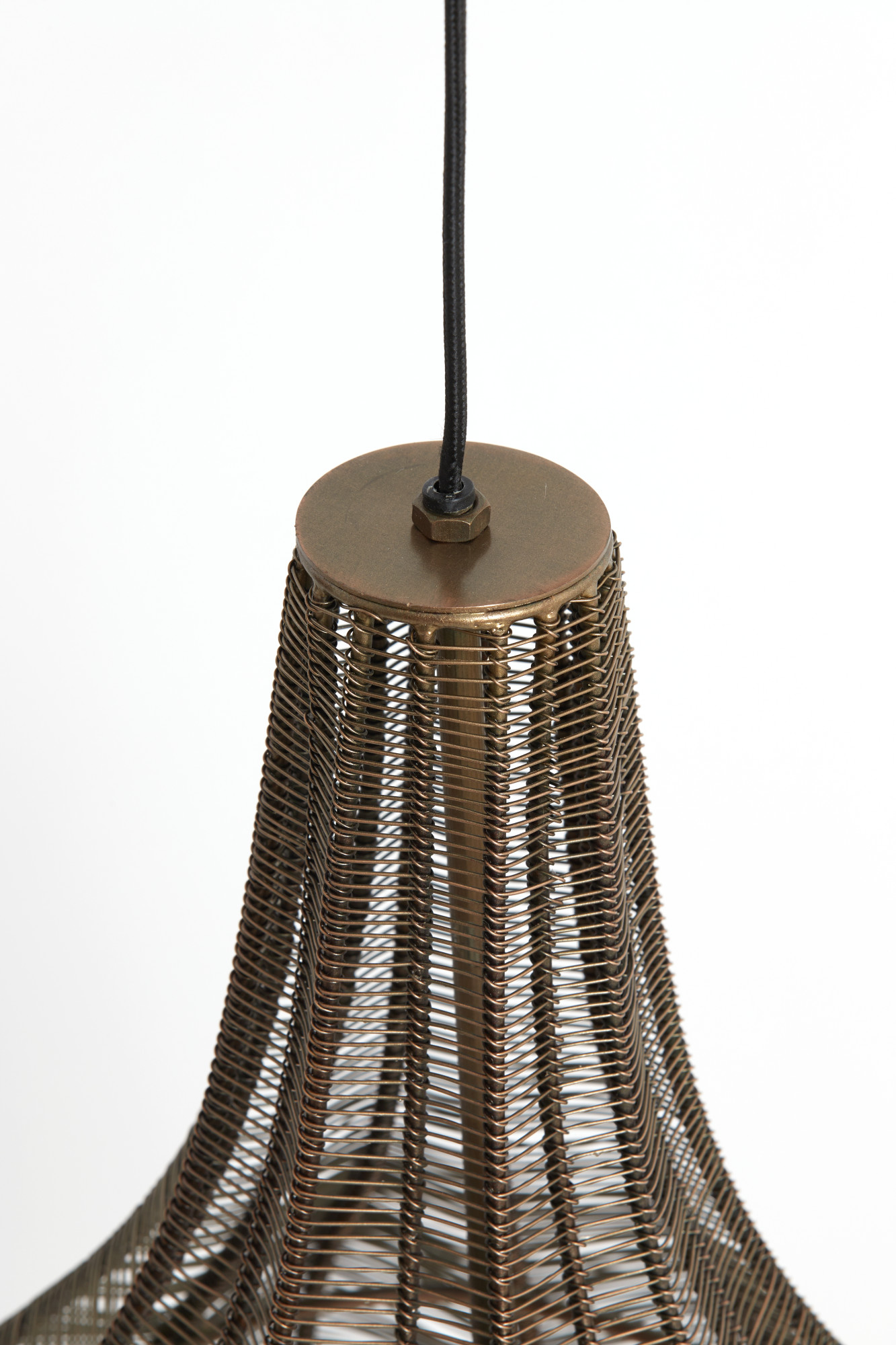 Suspension industrielle en fil métallique Light & Living Mariama – Image 8