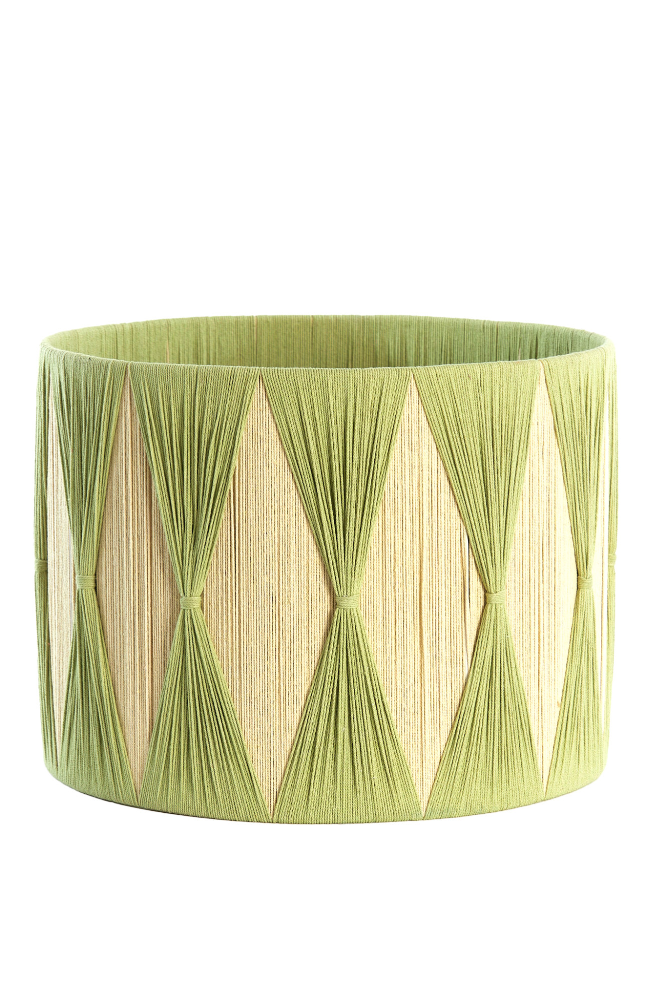 Abat-jour vert motif tressé Light & Living Hannah – Image 2
