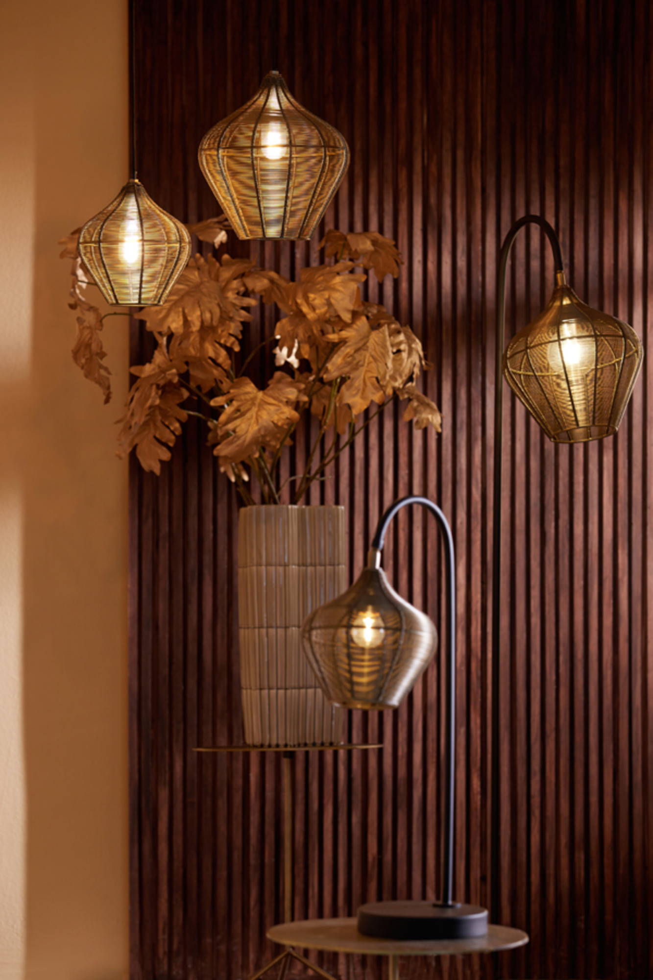 Suspension naturelle en osier Light & Living Alvaro – Image 4