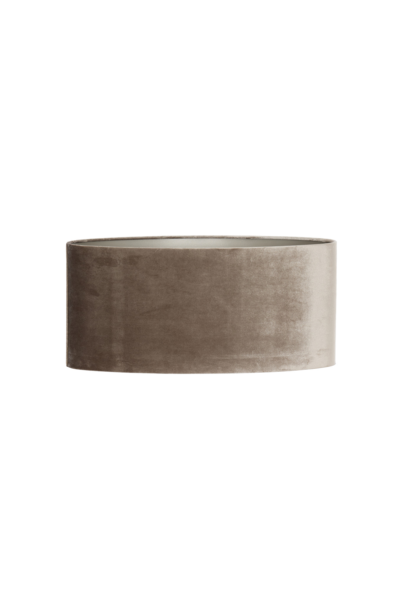 Abat-jour cylindrique en velours taupe Light & Living Palata – Image 2