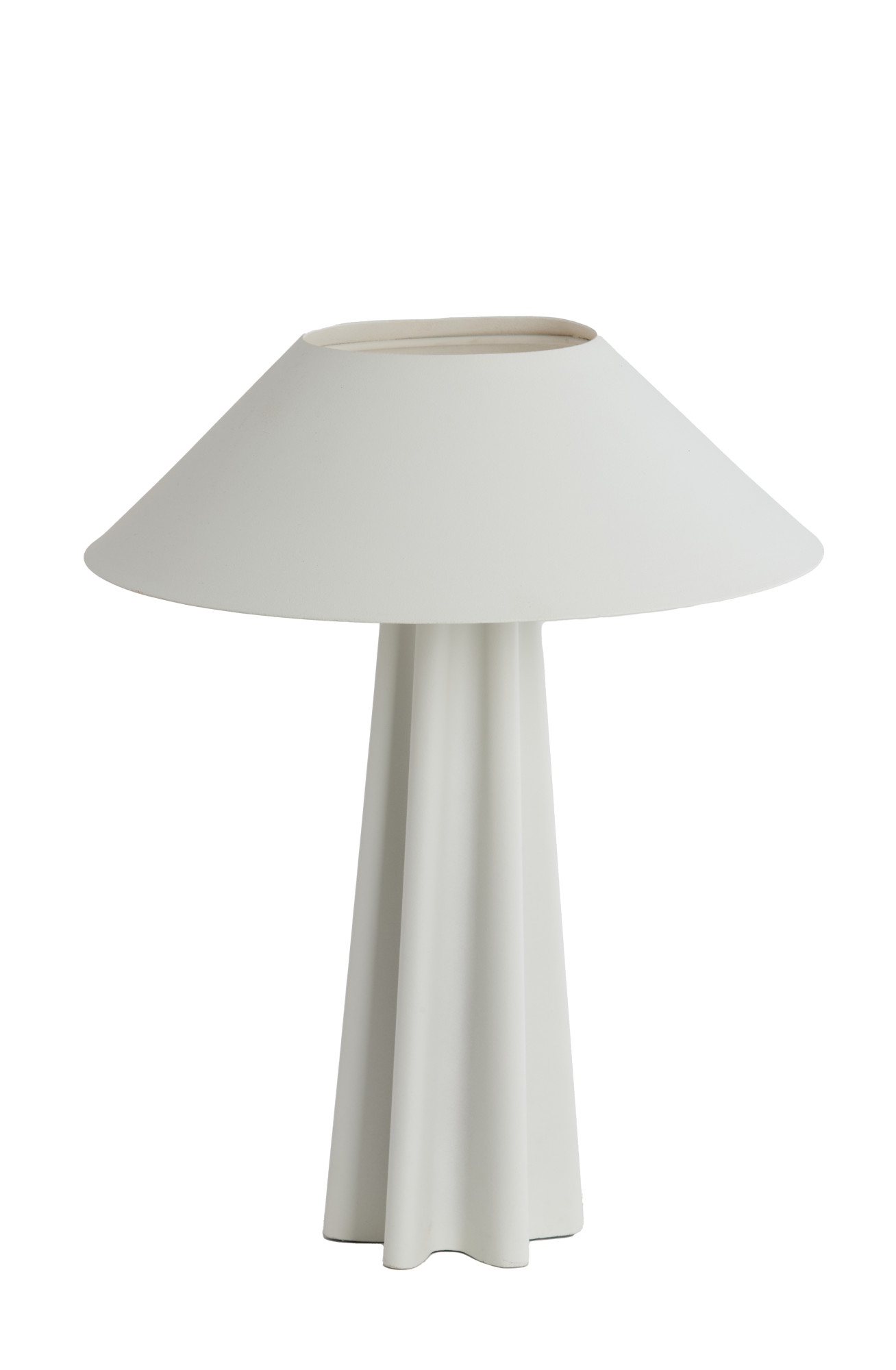 Lampe conique blanc cassé Light & Living Cukai – Image 2