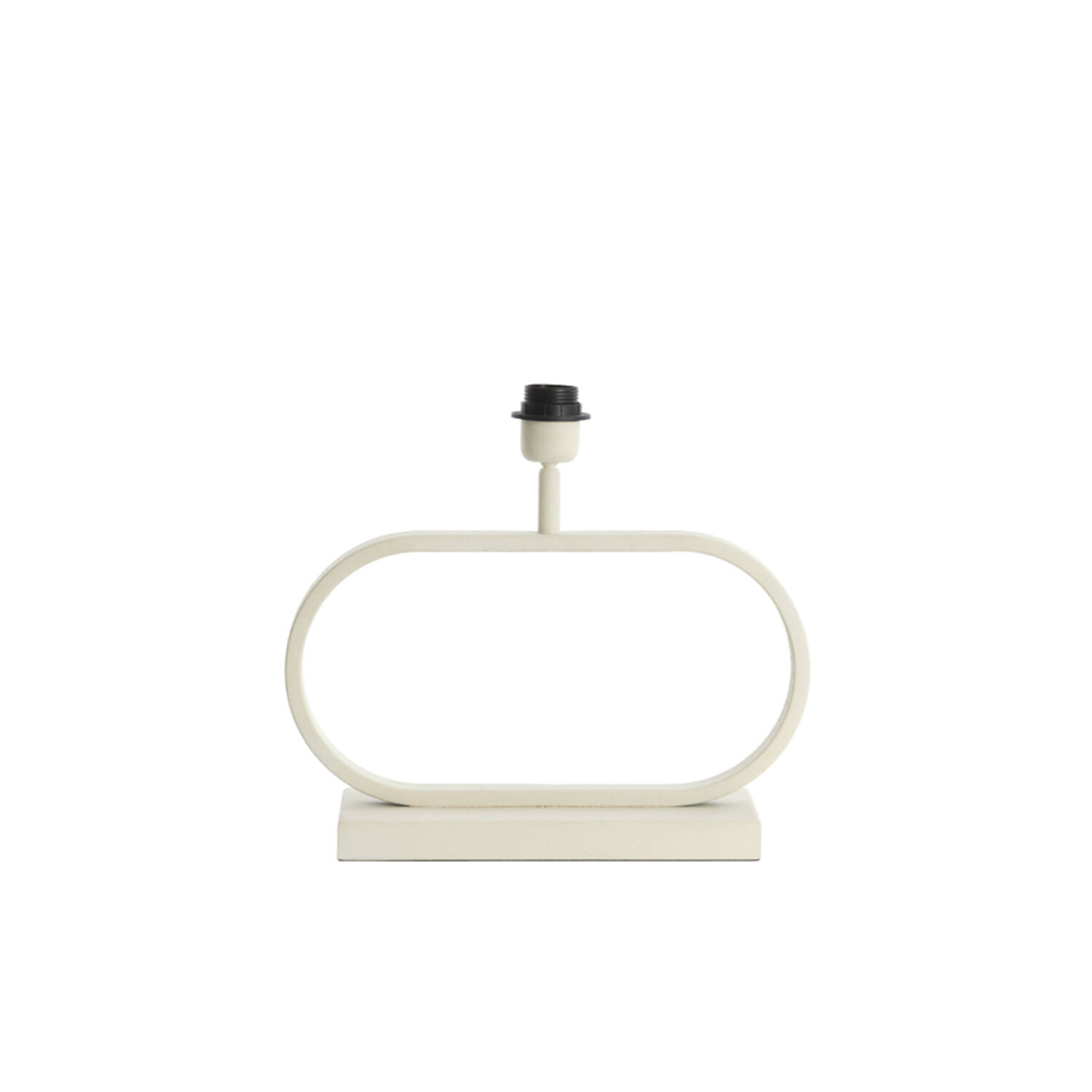 Petite base de lampe blanche moderne Light & Living Jamiro