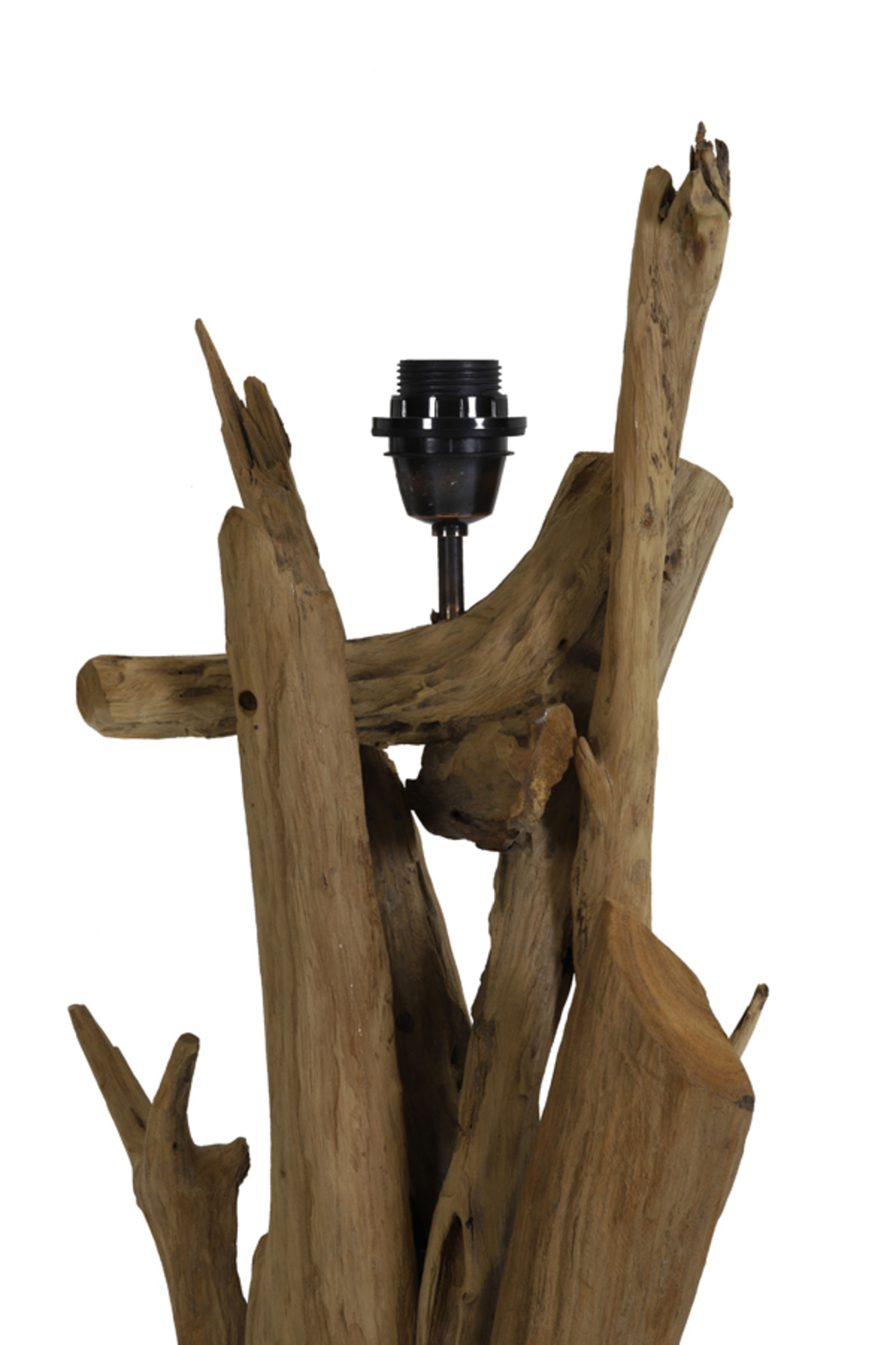 Base de lampe en bois rustique Light & Living Vidin – Image 5