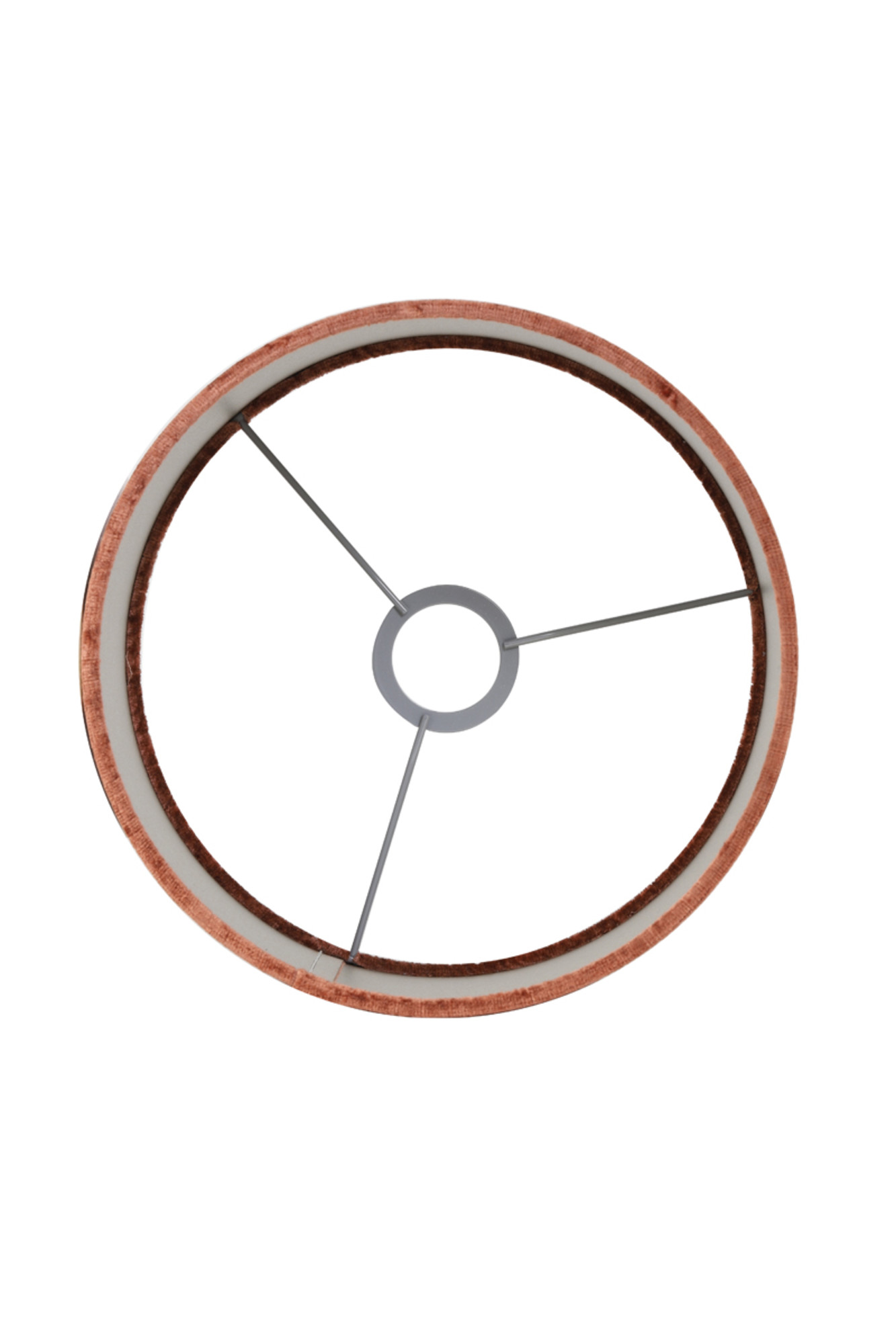 Abat-jour en tissu couleur rouille Light & Living Gemstone – Image 5