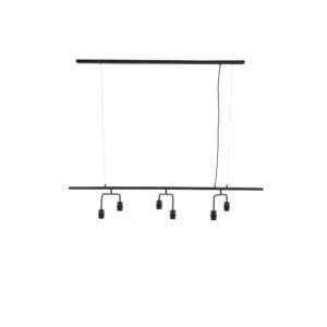 Suspension noire moderne avec rail Light & Living Edisa