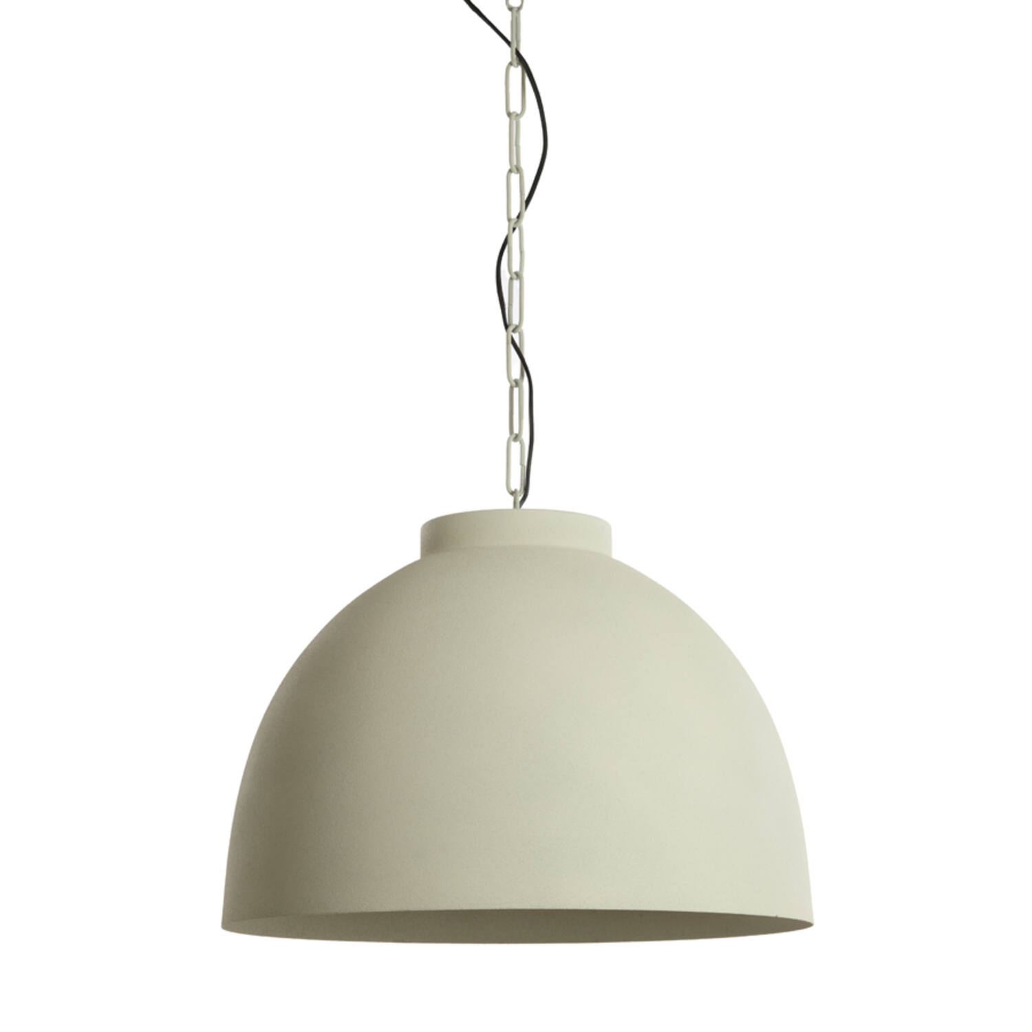 Suspension moderne en métal crème Light & Living Kylie