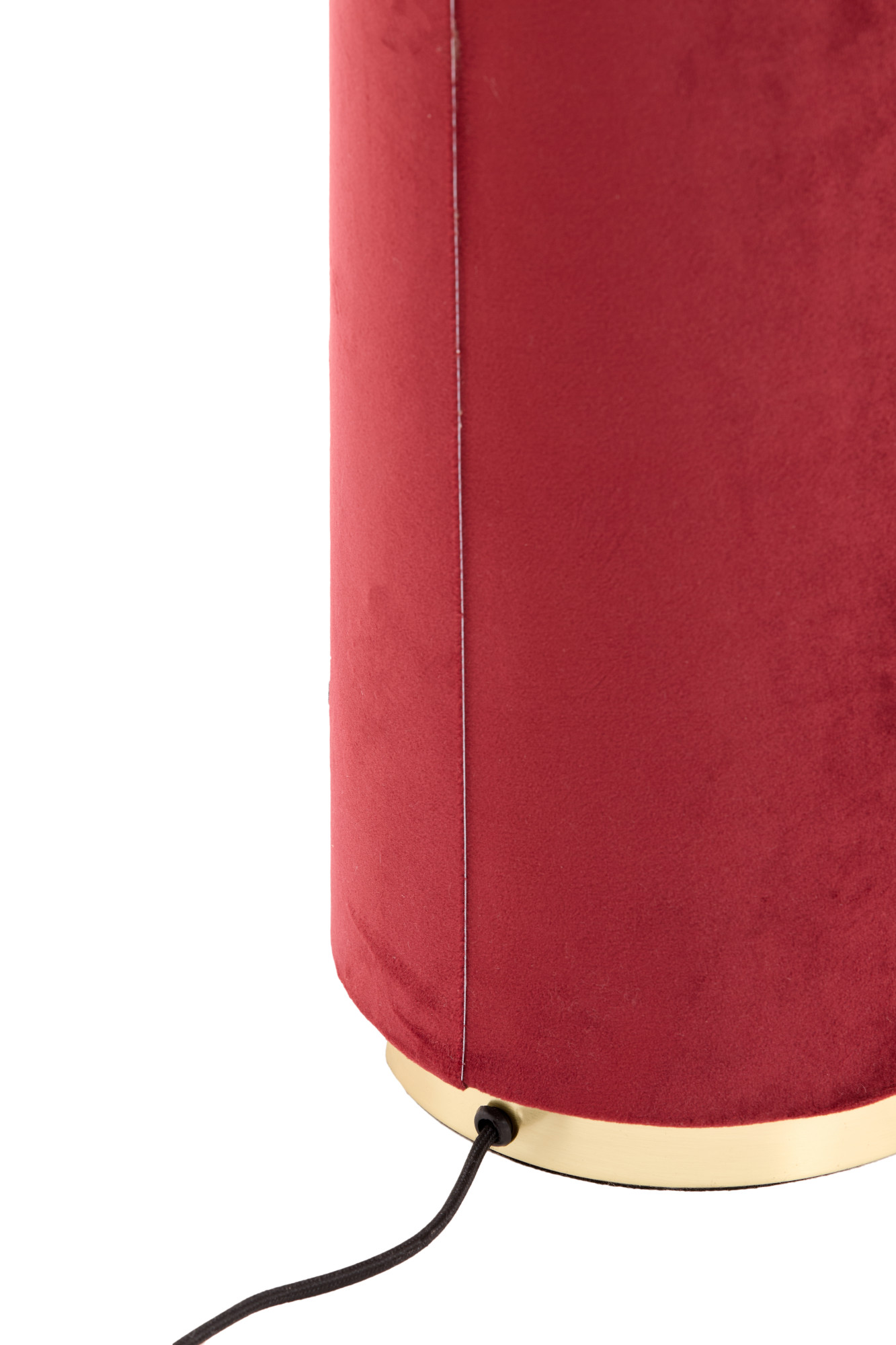 Lampadaire conique en velours orange Light & Living Devia – Image 6