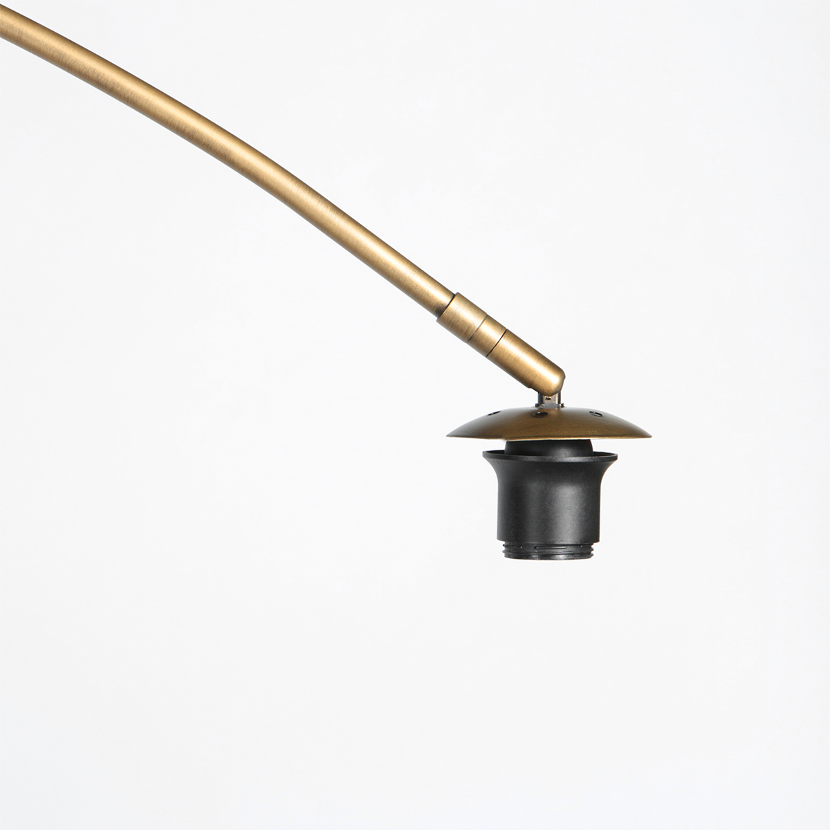 Lampadaire bronze classique avec abat-jour en jonc Steinhauer Sparkled Light – Image 3