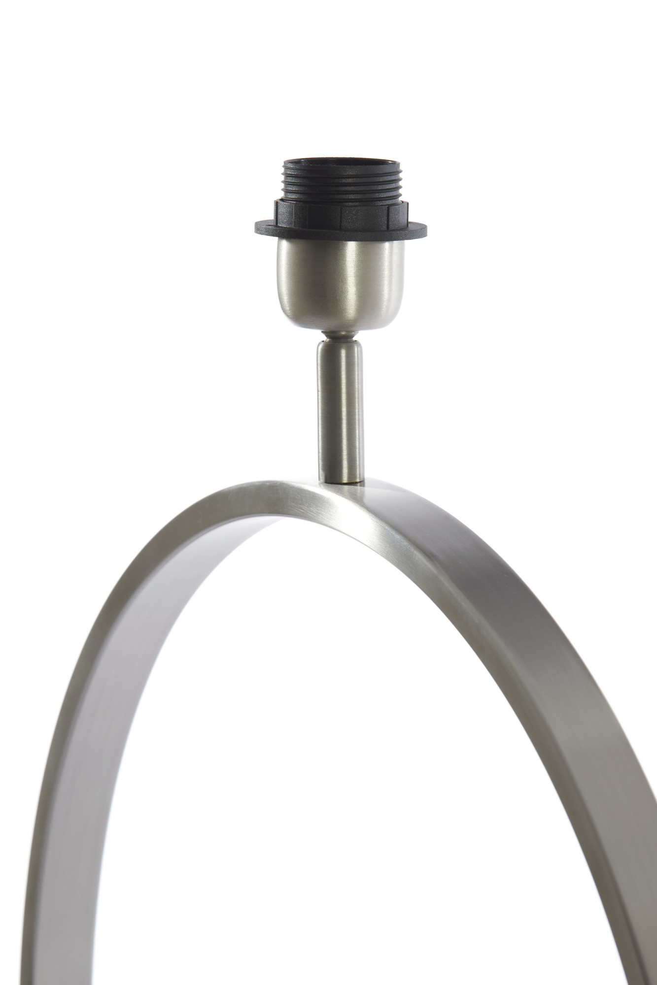 Socle de lampe moderne en métal rond Light & Living Liva – Image 4