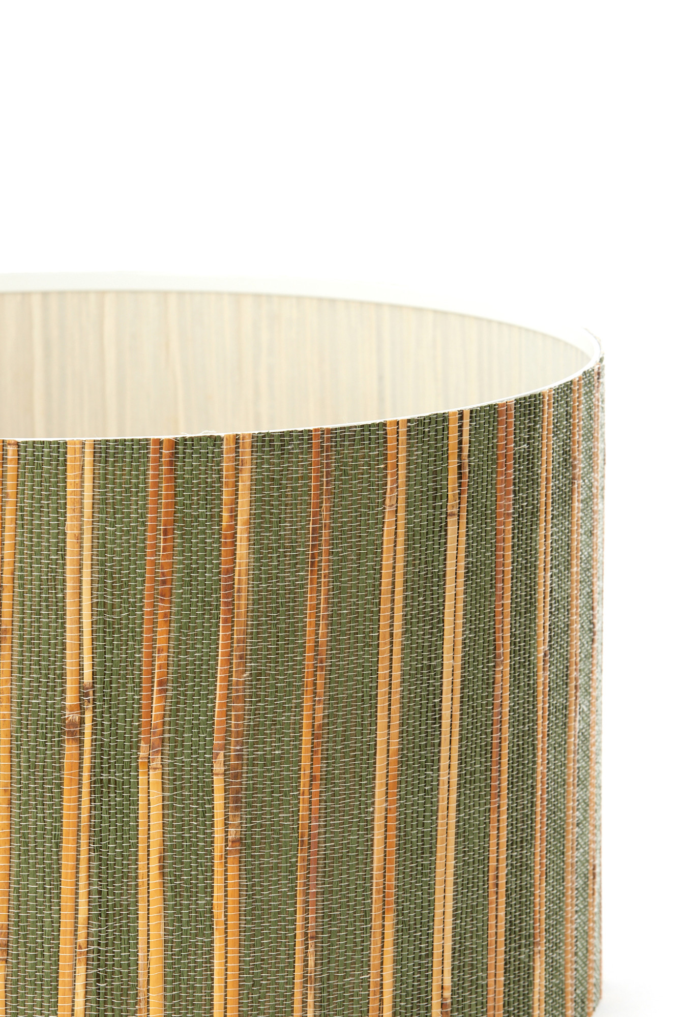 abat-jour cylindrique à rayures Light & Living Simno – Image 3