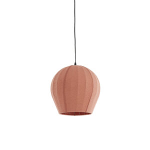 Suspension en tissu terracotta au style chaleureux Light & Living Zagori
