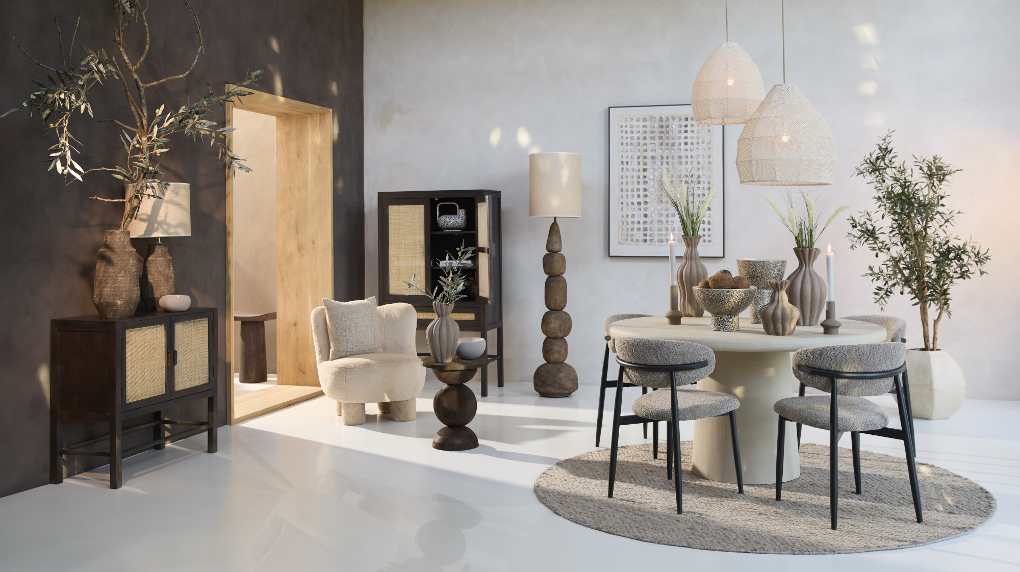 Suspension naturelle au tressage épais Light & Living Makassar – Image 5