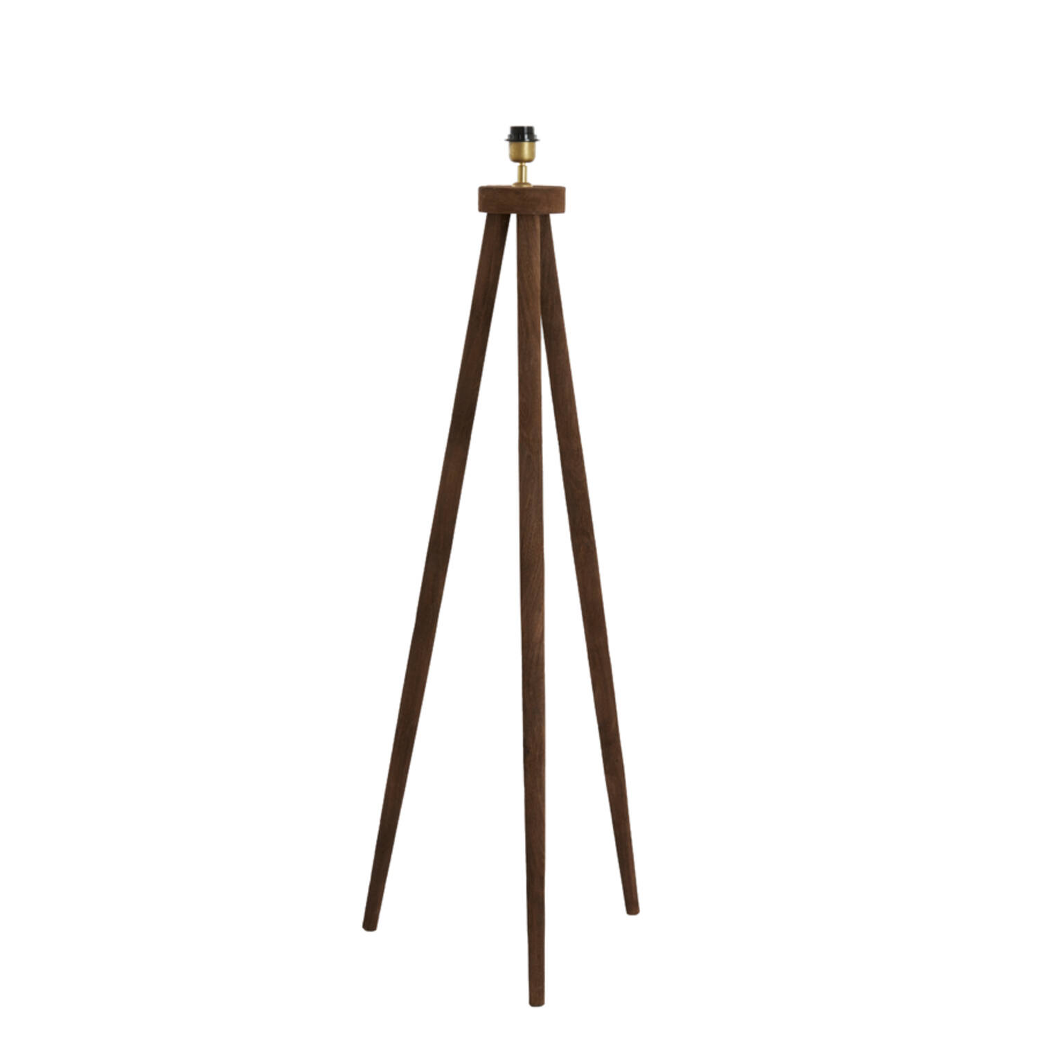 Trépied lampe en couleur bois Light & Living Ilias