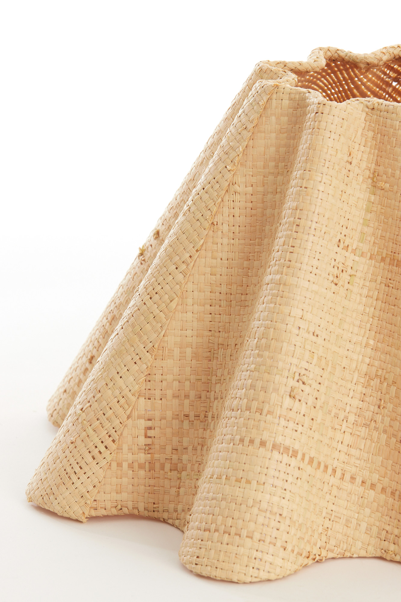 Écran de lampe en rotin dans des teintes naturelles Light & Living Bezaha – Image 6