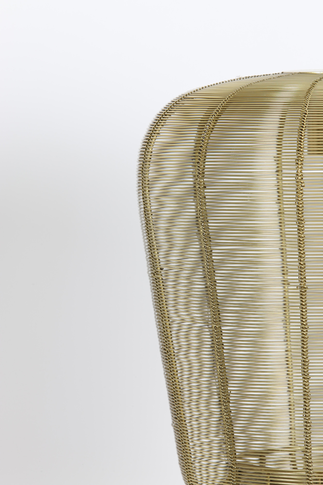 Suspension en métal doré pour intérieur Light & Living Adeta – Image 5