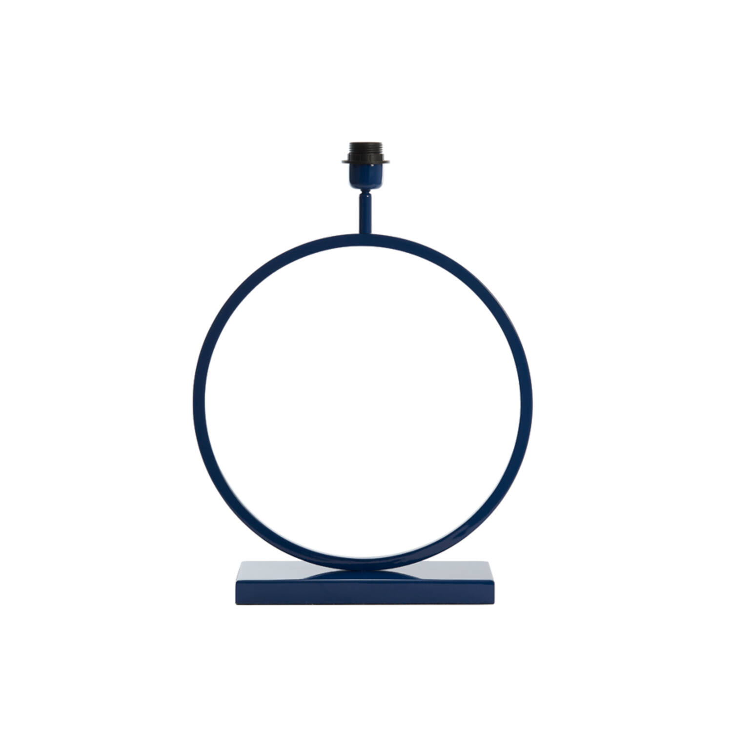 Socle de lampe ronde bleue Light & Living Liva
