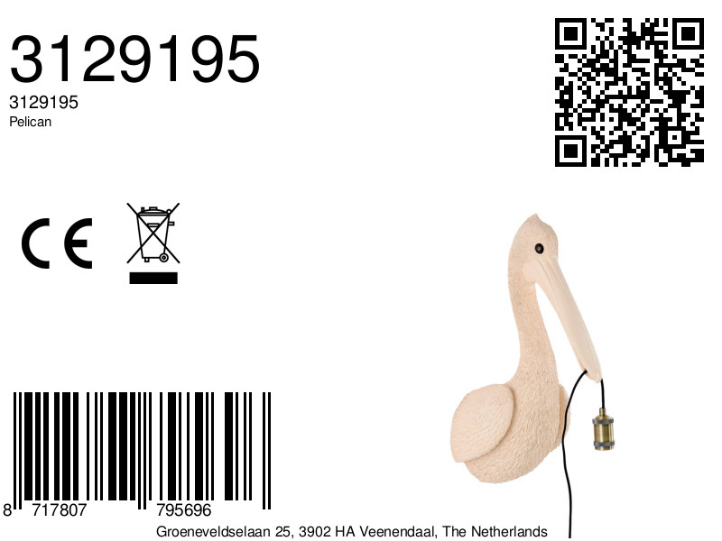 Applique murale décorative avec pélican Light & Living Pelican – Image 6