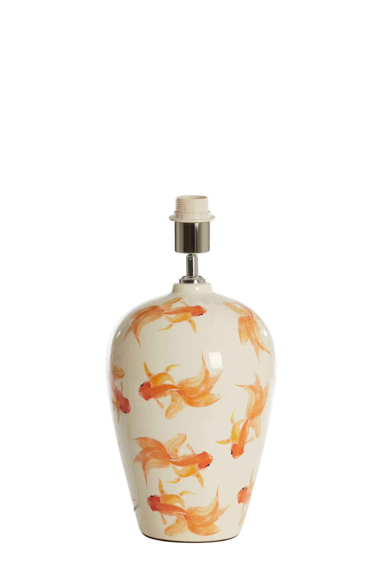 Lampe de table en céramique avec des poissons rouges Light & Living Fish – Image 2