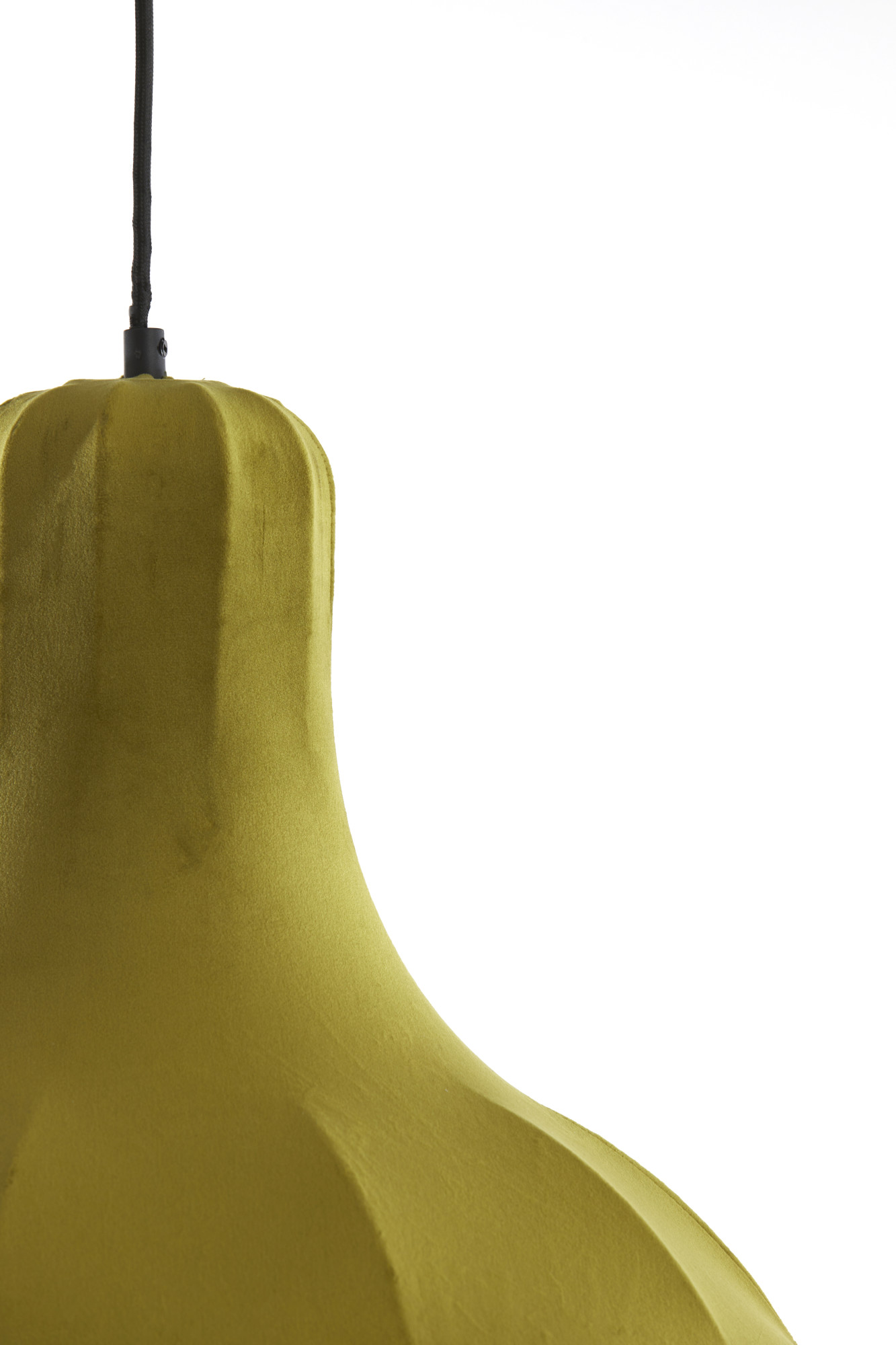 Suspension verte en velours avec franges Light & Living Mizia – Image 5