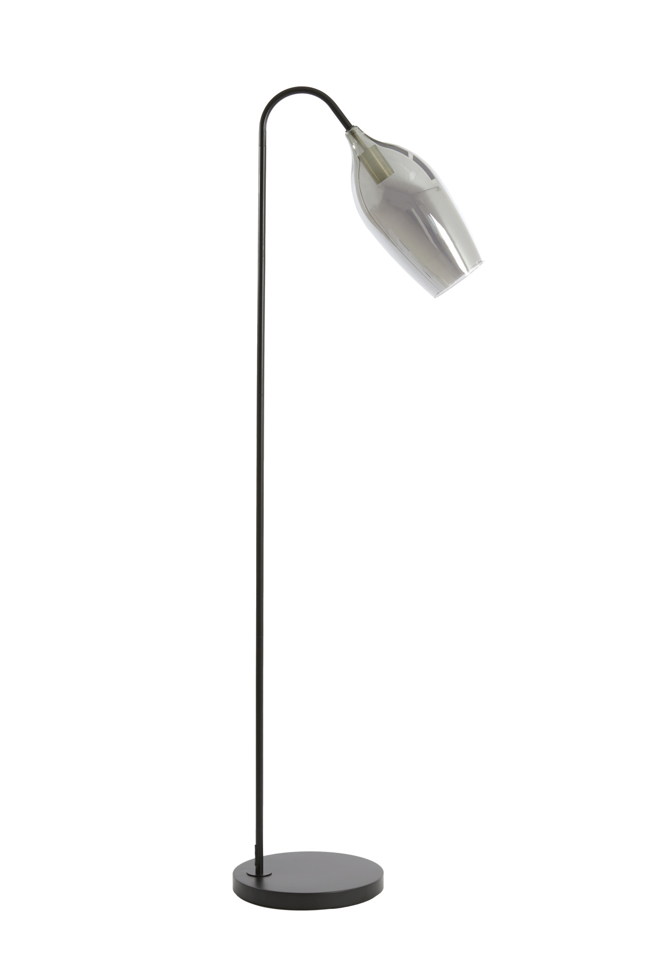 Lampadaire moderne avec diffuseur en verre orienté Light & Living Lukaro – Image 2