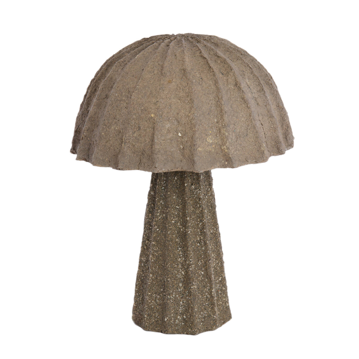 Lampe de table marron en forme de champignon Light & Living Christio